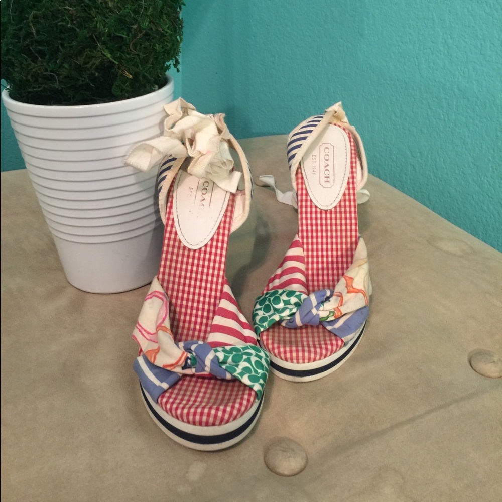 Coach wedges